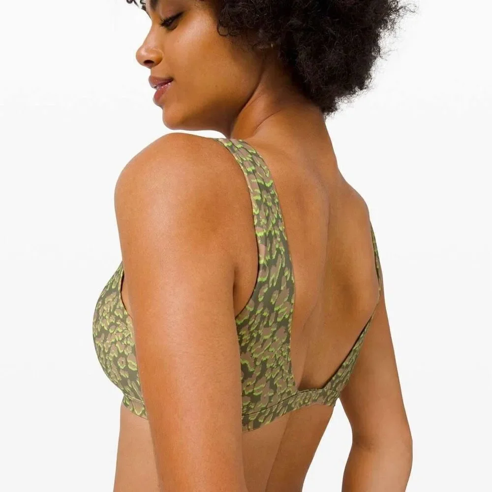 Lululemon Waterside V Swim Top in Wild Haven Multi Size XS NWOT